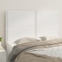 Kopfteile 4 Einheiten weißes Kunstleder 72x5x78/88 cm von , Kopf- und Fußteile - Ref: Foro24-3116283, Preis: 108,90 €, Rabatt: %