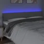 Light gray fabric headboard with LED 180x5x78/88 cm by , Headboards and footboards - Ref: Foro24-3121486, Price: 54,73 €, Dis...