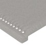 Kopfteil aus hellgrauem Stoff mit LED 180x5x78/88 cm von , Kopf- und Fußteile - Ref: Foro24-3121486, Preis: 55,13 €, Rabatt: %