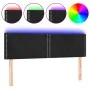 Kopfteil aus schwarzem Samt mit LED 144x5x78/88 cm von , Kopf- und Fußteile - Ref: Foro24-3121522, Preis: 56,87 €, Rabatt: %