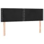 Black velvet headboard with LED 144x5x78/88 cm by , Headboards and footboards - Ref: Foro24-3121522, Price: 56,87 €, Discount: %