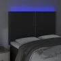 Kopfteil aus schwarzem Samt mit LED-Leuchten, 144 x 5 x 118/128 cm von , Kopf- und Fußteile - Ref: Foro24-3122334, Preis: 101...