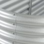 Blumenbeet aus silberverzinktem Stahl, 320 x 80 x 44 cm von vidaXL, Töpfe und Pflanzgefäße - Ref: Foro24-45517, Preis: 160,86...