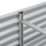 Arriate de acero galvanizado plateado 320x80x44 cm de vidaXL, Maceteros y jardineras - Ref: Foro24-45517, Precio: 160,75 €, D...