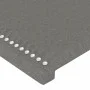 Dark gray fabric bed frame with headboard 90x190 cm by , Beds and slatted bases - Ref: Foro24-3124937, Price: 138,48 €, Disco...