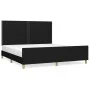 Bed frame with black fabric headboard 180x200 cm by , Beds and slatted bases - Ref: Foro24-3124994, Price: 207,97 €, Discount: %