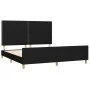 Bed frame with black fabric headboard 180x200 cm by , Beds and slatted bases - Ref: Foro24-3124994, Price: 207,97 €, Discount: %