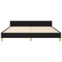 Bed frame with black fabric headboard 180x200 cm by , Beds and slatted bases - Ref: Foro24-3124994, Price: 211,18 €, Discount: %