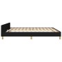 Bed frame with black fabric headboard 180x200 cm by , Beds and slatted bases - Ref: Foro24-3124994, Price: 211,18 €, Discount: %