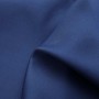 Cortinas opacas con anillas de metal 2 uds azul 140x175 cm