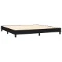 Box spring bed with black fabric mattress 200x200 cm by , Beds and slatted bases - Ref: Foro24-3126191, Price: 578,60 €, Disc...