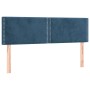 Cama box spring con colchón terciopelo azul oscuro 140x190 cm de , Camas y somieres - Ref: Foro24-3127431, Precio: 423,31 €, ...