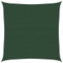 Toldo de vela HDPE verde oscuro160 g/m² 4x4 m