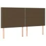 Box spring bed with dark brown fabric mattress 180x200 cm by , Beds and slatted bases - Ref: Foro24-3128464, Price: 584,09 €,...