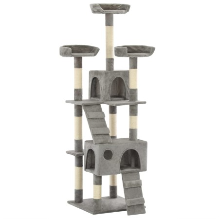Katzenkratzbaum mit Sisal-Kratzbaum 170 cm grau von vidaXL, Katzenmöbel - Ref: Foro24-170612, Preis: 110,65 €, Rabatt: %
