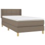 Boxspringbett mit taupegrauer Stoffmatratze 80x200 cm von , Betten und Lattenroste - Ref: Foro24-3130229, Preis: 301,65 €, Ra...