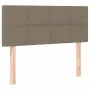 Box spring bed with taupe gray fabric mattress 80x200 cm by , Beds and slatted bases - Ref: Foro24-3130229, Price: 309,18 €, ...