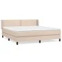 Cama box spring con colchón cuero sintético capuchino 180x200cm de , Camas y somieres - Ref: Foro24-3130738, Precio: 525,30 €...