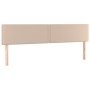 Cama box spring con colchón cuero sintético capuchino 180x200cm de , Camas y somieres - Ref: Foro24-3130738, Precio: 538,11 €...