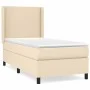 Box spring bed with cream fabric mattress 80x200 cm by , Beds and slatted bases - Ref: Foro24-3131230, Price: 325,79 €, Disco...