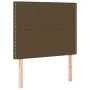 Box spring bed with dark brown fabric mattress 90x190 cm by , Beds and slatted bases - Ref: Foro24-3131316, Price: 317,56 €, ...