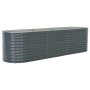 Arriate de acero galvanizado gris 320x80x81 cm de vidaXL, Maceteros y jardineras - Ref: Foro24-45522, Precio: 197,76 €, Descu...