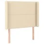 Box spring bed with cream fabric mattress 90x190 cm by , Beds and slatted bases - Ref: Foro24-3131878, Price: 340,83 €, Disco...
