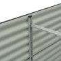 Graues Blumenbeet aus verzinktem Stahl, 320 x 80 x 81 cm von vidaXL, Töpfe und Pflanzgefäße - Ref: Foro24-45522, Preis: 197,8...