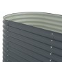 Graues Blumenbeet aus verzinktem Stahl, 320 x 80 x 81 cm von vidaXL, Töpfe und Pflanzgefäße - Ref: Foro24-45522, Preis: 197,8...