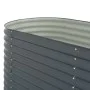 Graues Blumenbeet aus verzinktem Stahl, 320 x 80 x 81 cm von vidaXL, Töpfe und Pflanzgefäße - Ref: Foro24-45522, Preis: 194,5...