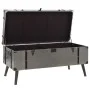 MDF and aluminum coffee table 102x51x47.5 cm by vidaXL, Coffee table - Ref: Foro24-245759, Price: 127,82 €, Discount: %
