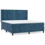 Boxspringbett mit dunkelblauer Samtmatratze 160x200 cm von , Betten und Lattenroste - Ref: Foro24-3132631, Preis: 559,25 €, R...