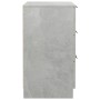 Mesita de noche color gris hormigón 40x36x65 cm de vidaXL, Mesitas de noche - Ref: Foro24-811276, Precio: 56,13 €, Descuento: %