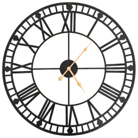 Vintage Wanduhr Quarzwerk Metall 60 cm XXL von vidaXL, Wanduhren - Ref: Foro24-50645, Preis: 58,13 €, Rabatt: %