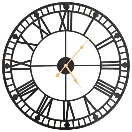 Vintage Wanduhr Quarzwerk Metall 60 cm XXL von vidaXL, Wanduhren - Ref: Foro24-50645, Preis: 58,06 €, Rabatt: %