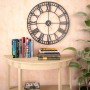 Reloj de pared vintage movimiento cuarzo metal 60 cm XXL | Foro24.es | Tu tienda online para hogar, jardín y más Foro24.es