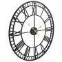 Vintage wall clock quartz movement metal 60 cm XXL by vidaXL, Wall clocks - Ref: Foro24-50645, Price: 57,20 €, Discount: %