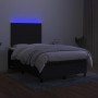 Boxspringbett mit LED-Matratze Stoff schwarz 120x200 cm von , Betten und Lattenroste - Ref: Foro24-3134783, Preis: 432,01 €, ...
