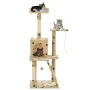 Katzenkratzbaum mit Sisalstamm 120 cm beige Drucke von vidaXL, Katzenmöbel - Ref: Foro24-170593, Preis: 74,50 €, Rabatt: %