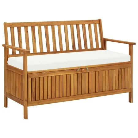 Gartenbank mit Stauraum aus massivem Akazienholz, 120 x 63 x 84 cm von vidaXL, Gartenbänke - Ref: Foro24-44126, Preis: 200,79...