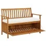 Gartenbank mit Stauraum aus massivem Akazienholz, 120 x 63 x 84 cm von vidaXL, Gartenbänke - Ref: Foro24-44126, Preis: 200,79...