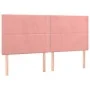 Box spring bed with pink velvet mattress 160x200 cm by , Beds and slatted bases - Ref: Foro24-3137796, Price: 556,67 €, Disco...