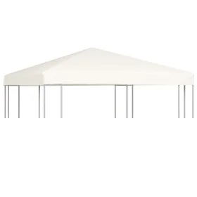 Gazebo awning 310 g/m² 3x3 m cream white by vidaXL, Covers for tents and gazebos - Ref: Foro24-44777, Price: 68,37 €, Discoun...