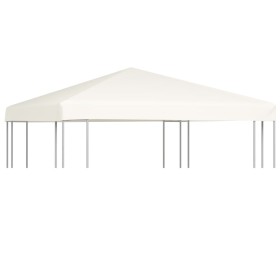 Pavillon-Markise 310 g/m² 3x3 m cremeweiß von vidaXL, Abdeckungen für Zelte und Pavillons - Ref: Foro24-44777, Preis: 60,05 €...