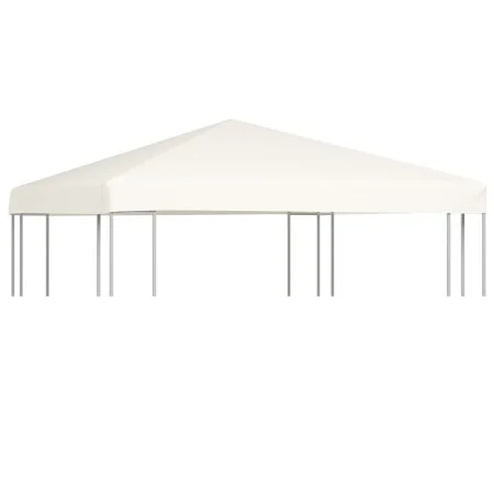 Pavillon-Markise 310 g/m² 3x3 m cremeweiß von vidaXL, Abdeckungen für Zelte und Pavillons - Ref: Foro24-44777, Preis: 68,37 €...