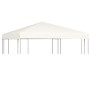 Pavillon-Markise 310 g/m² 3x3 m cremeweiß von vidaXL, Abdeckungen für Zelte und Pavillons - Ref: Foro24-44777, Preis: 60,05 €...