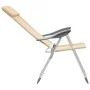 Klappbare Campingstühle 4 Einheiten aus cremefarbenem Aluminium von vidaXL, Campingmöbel - Ref: Foro24-44309, Preis: 201,24 €...