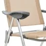 Klappbare Campingstühle 4 Einheiten aus cremefarbenem Aluminium von vidaXL, Campingmöbel - Ref: Foro24-44309, Preis: 201,24 €...