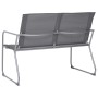 Gartenmöbel-Set 4-teilig aus grauem Stoff und Stahl von vidaXL, Gartensets - Ref: Foro24-44351, Preis: 179,91 €, Rabatt: %