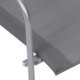 Juego de muebles de jardín 4 piezas tela y acero gris de vidaXL, Conjuntos de jardín - Ref: Foro24-44351, Precio: 179,91 €